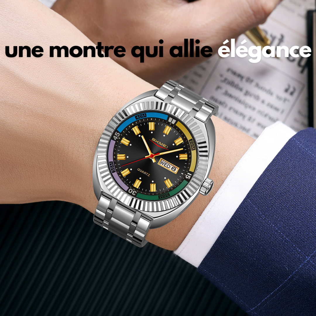 Montre à quartz tendance pour homme